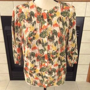 Breckenridge 3/4 Sleeve Cardigan, Sz M